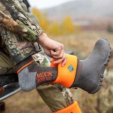 Muck Men's Fieldblazer Classic Fleece 16" Soft Toe WP Hunt Boot -Chocolate- FBFRTE  - Overlook Boots