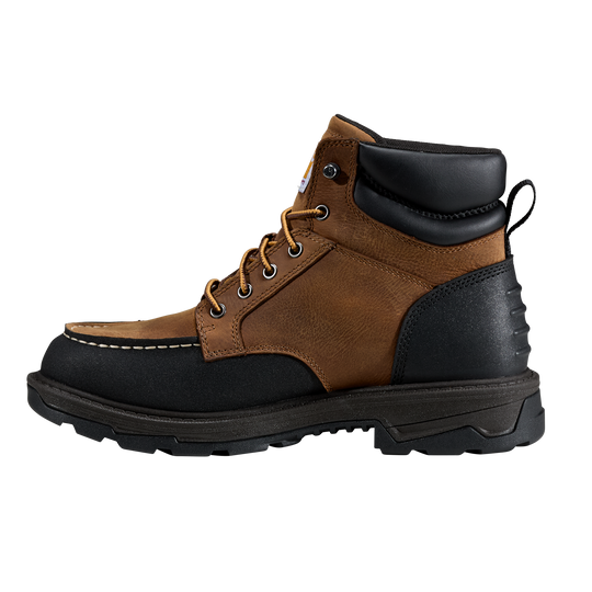 Carhartt Men's Hamilton 6" Waterproof Moc Toe Work Boot - Brown - FL6034-M