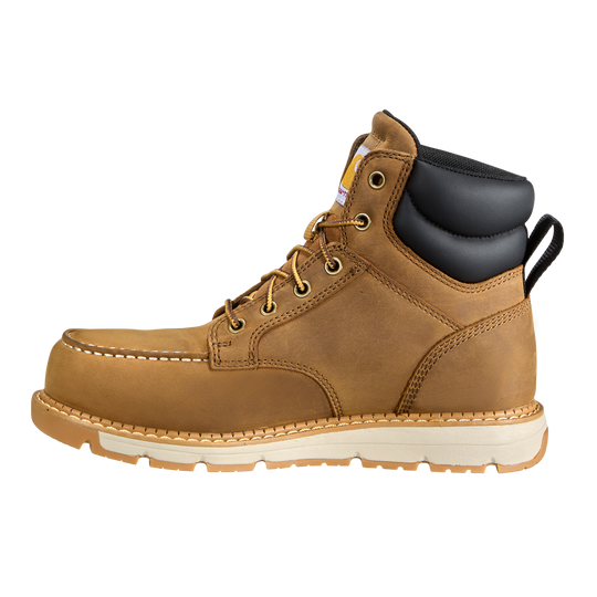 Carhartt Women's Millbrook 6" Nano Toe Waterproof Wedge Work Boot- Brown - FM6444-W - Overlook Boots