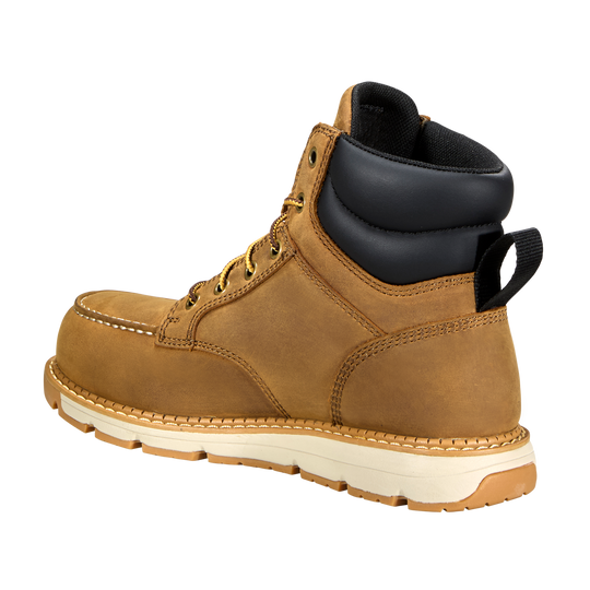 Carhartt Women's Millbrook 6" Nano Toe Waterproof Wedge Work Boot- Brown - FM6444-W - Overlook Boots