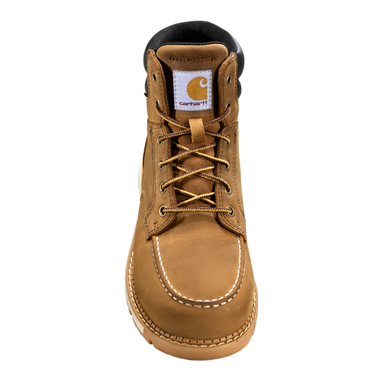 Carhartt Women's Millbrook 6" Nano Toe Waterproof Wedge Work Boot- Brown - FM6444-W - Overlook Boots