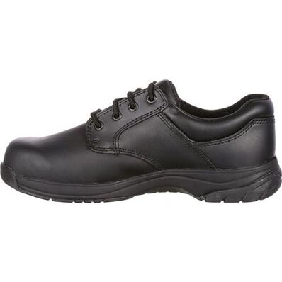 Rocky Men's Slipstop 911 4" Soft Toe Oxford Duty Shoe- Black- FQ0002034 - Overlook Boots