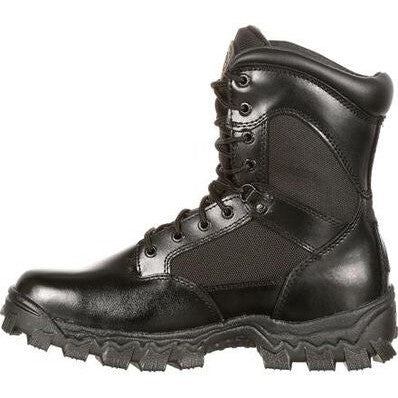 Rocky Men's Alpha Force 8" Soft Toe Waterproof Public Service Boot -Black- FQ0002165 - Overlook Boots
