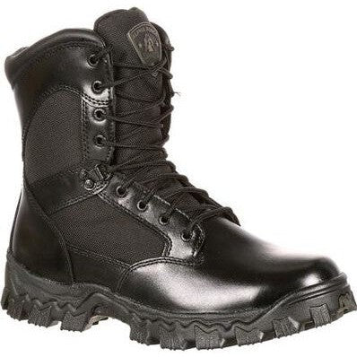 Rocky Men's Alpha Force 8" Soft Toe Waterproof Public Service Boot -Black- FQ0002165 3.0 / Medium / Black - Overlook Boots