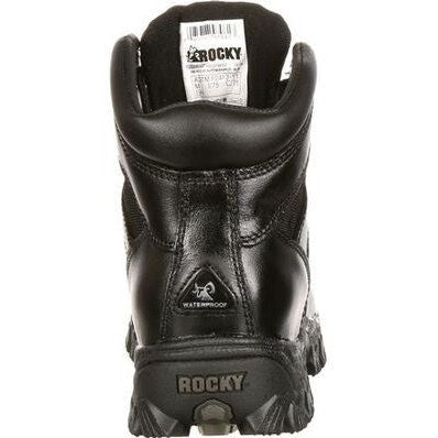 Rocky Men's Alpha Force 6" Composite Toe Waterproof Public Service Boot -Black- FQ0006167 - Overlook Boots