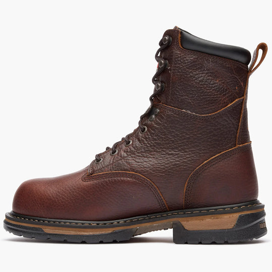 Rocky Men's Ironclad 8" Steel Toe Waterproof Work Boot - Brown - FQ0006693 - Overlook Boots