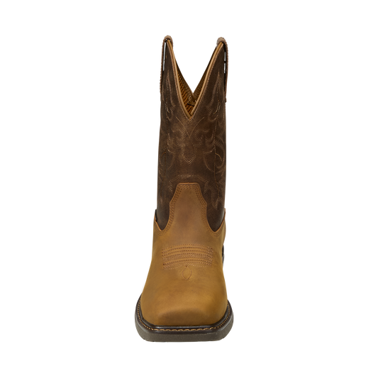 Carhartt Men's Montana 11" Soft Toe WP Wellington Work Boot - Brown - FQ1014-M