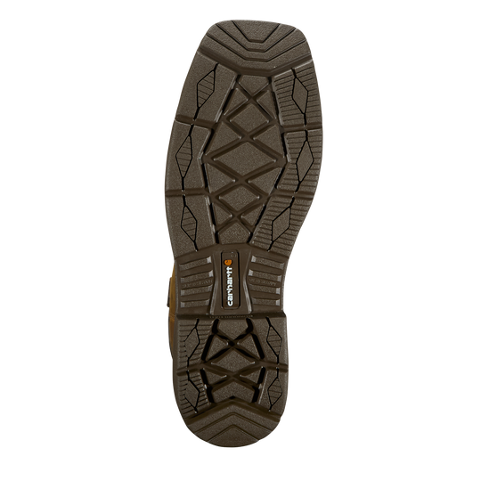 Carhartt Men's Montana 11" Soft Toe WP Wellington Work Boot - Brown - FQ1014-M