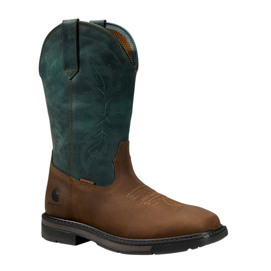 Carhartt Women's Montana 11" Soft Toe WP Wellington Boot - Teal - FQ1033-W