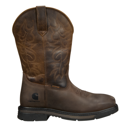 Carhartt Women's Montana 11" Nano Toe WP Wellington Work Boot - Brown - FQ1425-W