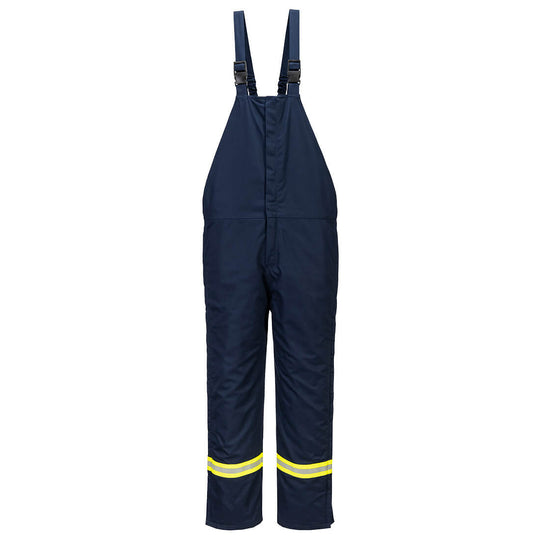 Portwest Bizflame Work Insulated FR Bib Overall - Navy - FR422 S - Overlook Boots