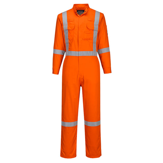 Portwest Bizflame 88/12 X Back 2” Iona FR Coverall - Orange Tall - FR510 34 - Overlook Boots