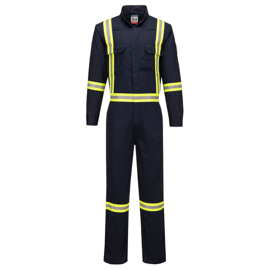 Portwest Bizflame 88/12 X Back 2” Iona Xtra FR Coverall - Navy - FR511 36 - Overlook Boots
