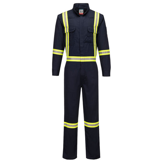 Portwest Bizflame 88/12 X Back 2” Iona Xtra FR Coverall - Navy Tall - FR511 36 - Overlook Boots