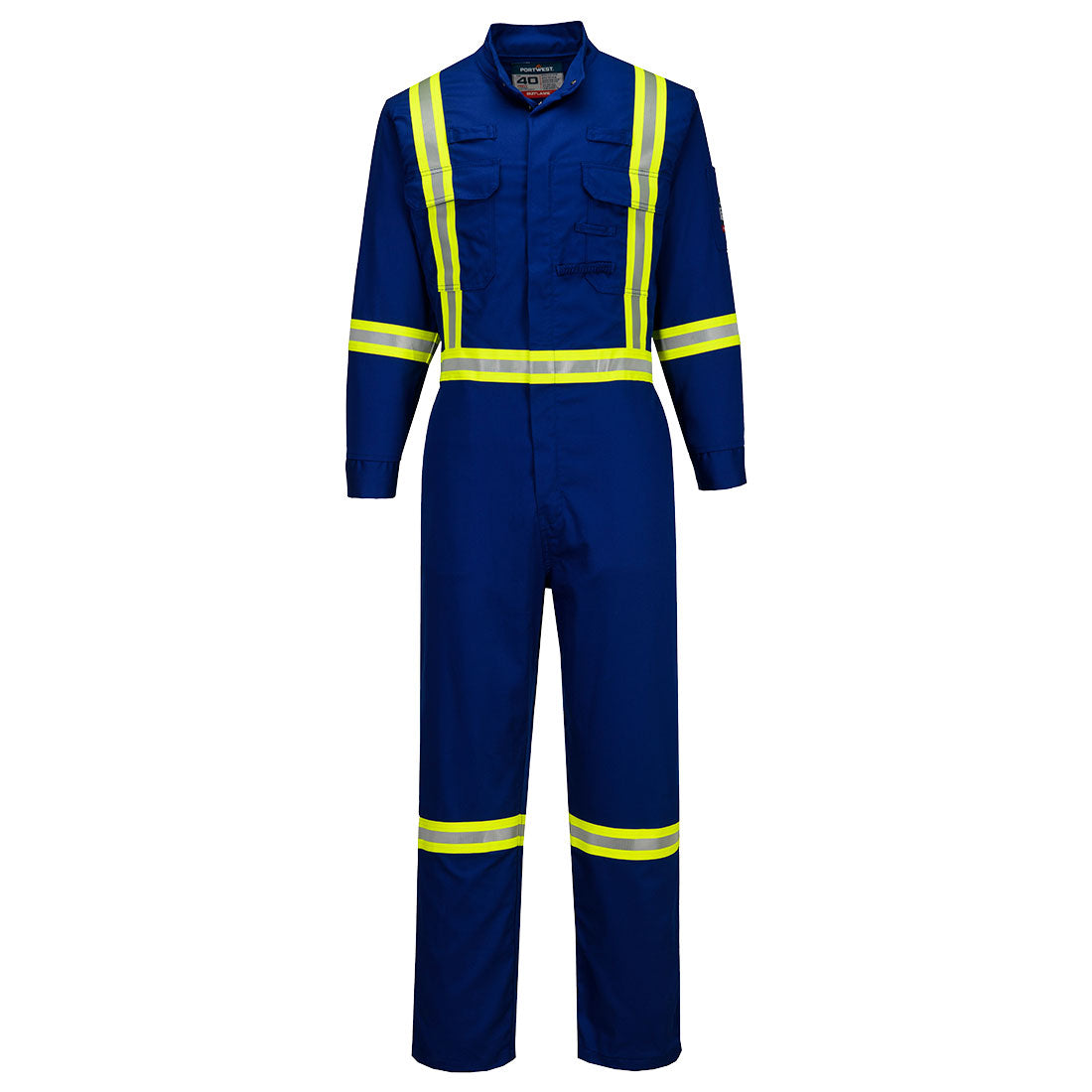 Portwest Bizflame 88/12 X Back 2” Iona Xtra FR Coverall - Royal Blue Tall - FR511 36 - Overlook Boots