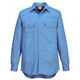 Portwest Portflame+ Work Vented FR Shirt - Lake - FR705 S - Overlook Boots