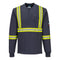 Portwest Bizflame Knit 2" X Back FR Henley - Navy - FR748 Small / Blue / Navy - Overlook Boots