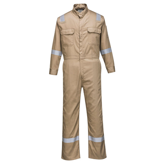 Portwest Bizflame 88/12 Iona FR Coverall - Khaki - FR94 S - Overlook Boots