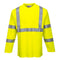 Portwest Modaflame Knit Hi-Vis FR Long Sleeve T-Shirt - Yellow - FR96 Small / Yellow - Overlook Boots
