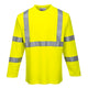 Portwest Modaflame Knit Hi-Vis FR Long Sleeve T-Shirt - Yellow - FR96 S - Overlook Boots