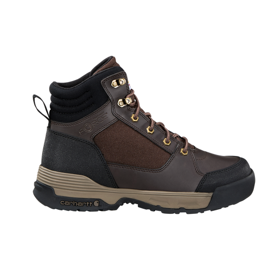 Carhartt Men's Force HD 6" Soft Toe Work Boot- Brown- FX6105-M - Overlook Boots