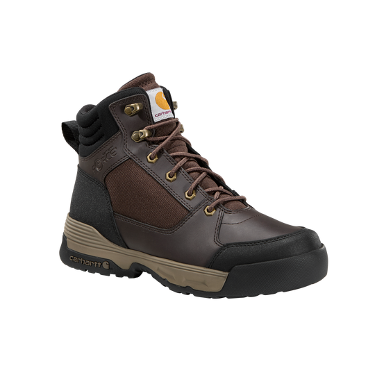 Carhartt Men's Force HD 6" Soft Toe Work Boot- Brown- FX6105-M 7 / Medium / Dark Brown - Overlook Boots