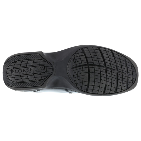 Florsheim Men's Coronis Steel Toe Slip On Oxford Work Shoe - Black - FS2005 - Overlook Boots
