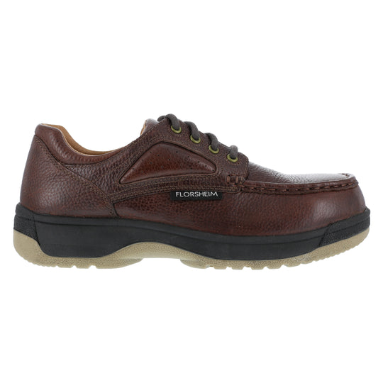 Florsheim Men's Compadre Composite Toe Eurocasual Oxford Work Shoe - Brown - FS2400 - Overlook Boots