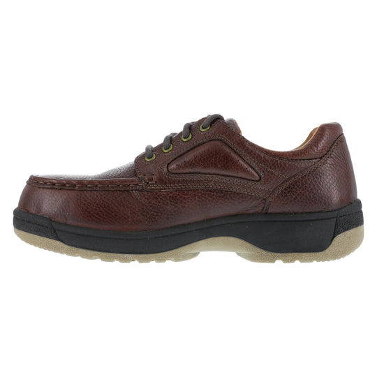 Florsheim Men's Compadre Composite Toe Eurocasual Oxford Work Shoe - Brown - FS2400 - Overlook Boots
