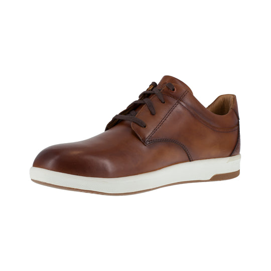 Florsheim Men's Crossover Steel Toe Oxford Work Shoe - Cognac - FS2650 - Overlook Boots