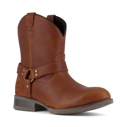 Frye Supply Women's Safety Crafted Steel Toe Harness Work Boot - Brown - FR40602F 6 / Medium / Brown - Overlook Boots