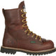 Georgia Men's Logger 8" Steel Toe Waterproof Lace-To-Toe Work Boot- Chocolate- G103 - Overlook Boots