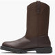 Georgia Men's Homeland 11" Soft Toe Waterproof Wellington Work Boot- Brown- G113 - Overlook Boots