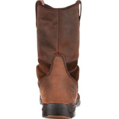 Georgia Men's Athens 10" Soft Toe Waterproof Wellington Work Boot -Brown- G4403 - Overlook Boots