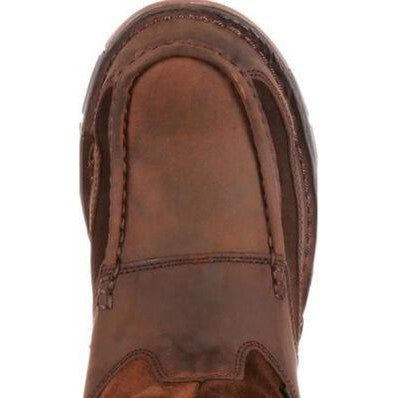 Georgia Men's Athens 10" Soft Toe Waterproof Wellington Work Boot -Brown- G4403 - Overlook Boots