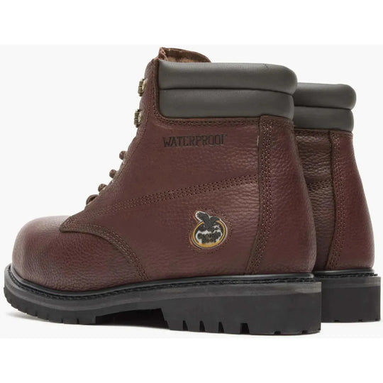 Georgia Men's Oiler 6" Steel Toe Waterproof Slip Resist Work Boot - Brown - G6174 - Overlook Boots