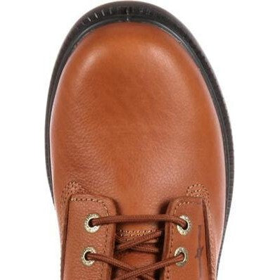 Georgia Men's Farm And Ranch 6" Soft Toe Waterproof Work Boot -Brown- G6503 - Overlook Boots