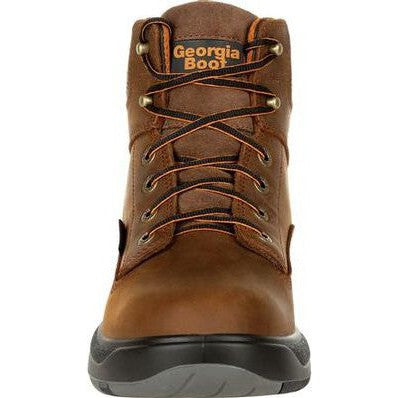 Georgia Men's FLX Point 6" Composite Toe Waterproof Work Boot- Brown- G6644 - Overlook Boots