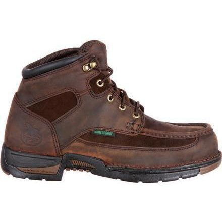 Georgia Men's Athens 6" Waterproof Work Boot - Brown - G7403  - Overlook Boots