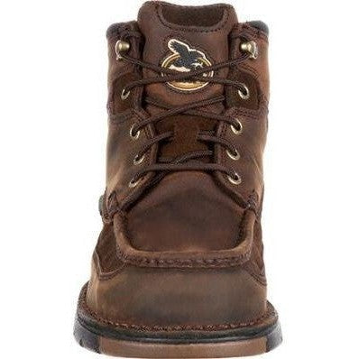 Georgia Men's Athens 6" Steel Toe Waterproof Work Boot - Brown - G7603 - Overlook Boots