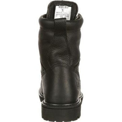 Georgia Men's Lace To Toe 8" Waterproof Work Boot - Black - G8010 - Overlook Boots