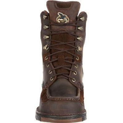 Georgia Men's Athens 8" Soft Toe Waterproof Work Boot - Brown - G9453 - Overlook Boots