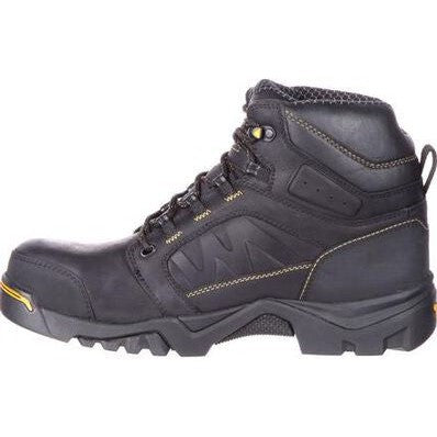 Georgia Men's Amplitude 6" Composite Toe Waterproof Work Boot- Black- GB00130 - Overlook Boots