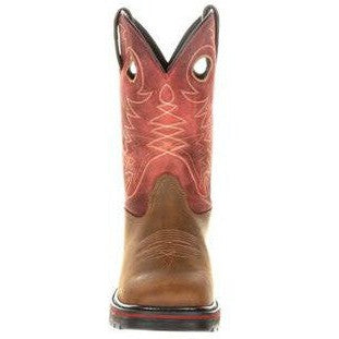 Georgia Men's Carbo Tec 11" Square Toe Waterproof Western Work Boot -Brown- GB00221 - Overlook Boots