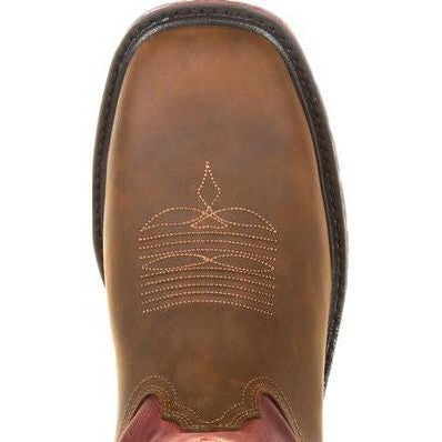 Georgia Men's Carbo Tec 11" Square Toe Waterproof Western Work Boot -Brown- GB00221 - Overlook Boots