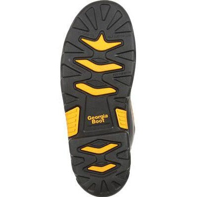 Georgia Men's Muddog 11" Composite Toe Waterproof Wellington Work Boot- Gold- GB00243 - Overlook Boots