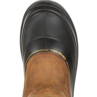 Georgia Men's Muddog 11" Composite Toe Waterproof Wellington Work Boot- Gold- GB00243 - Overlook Boots