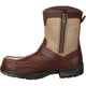 Georgia Men's Athens 8" Soft Toe Waterproof Side Zipper Work Boot- Brown- GB00245 - Overlook Boots