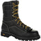 Georgia Men's Amp Lightweight Low-Heel Logger 9" Waterproof Work Boot - Black - GB00271 7 / Medium / Black - Overlook Boots
