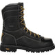 Georgia Men's Amp Lightweight Low-Heel Logger 9" Waterproof Work Boot - Black - GB00271 - Overlook Boots